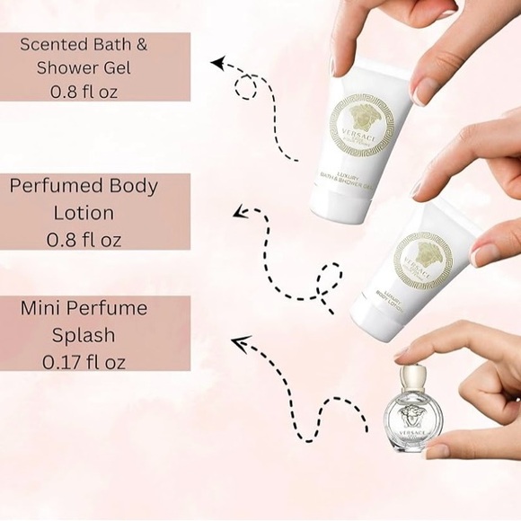 VERSACE Eros Pour Femme Gift Set NEW - Picture 4 of 7